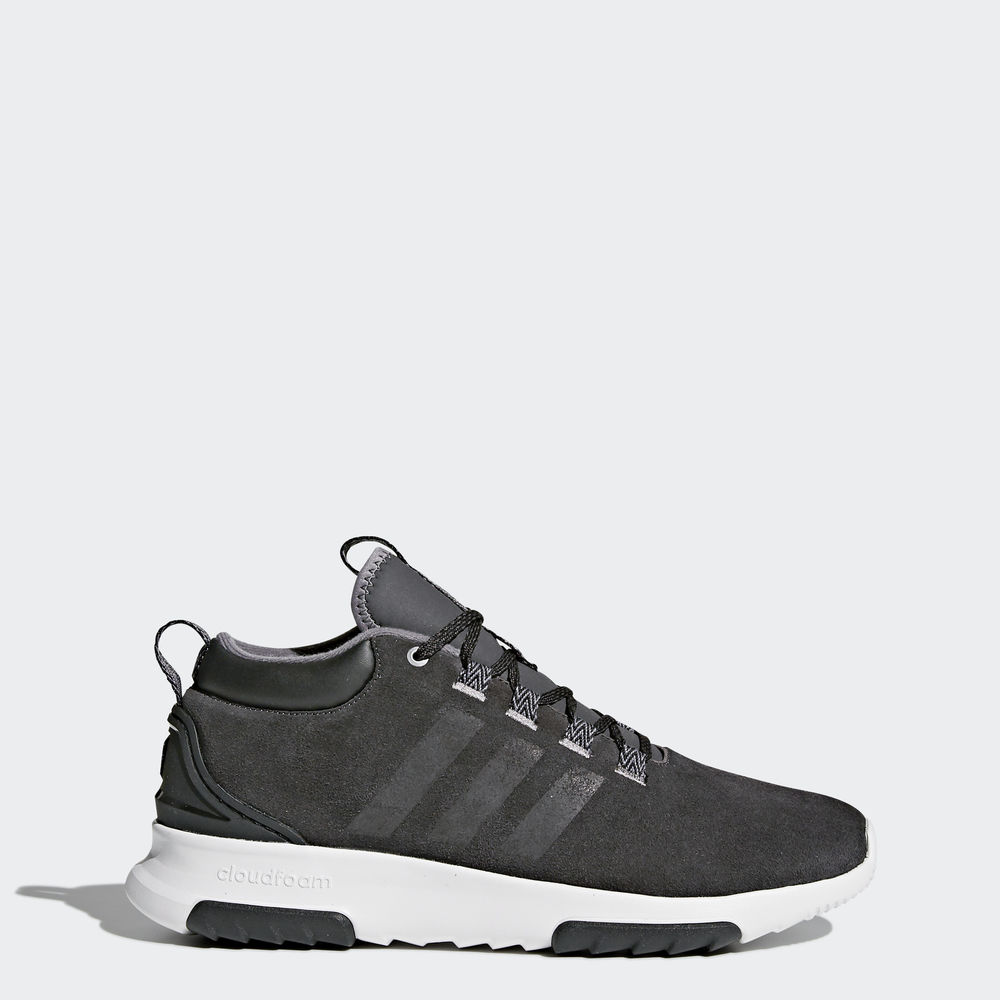 Adidas Cloudfoam Racer Χειμώνας Mid - αθλητικα παπουτσια ανδρικα - Μαυρα/Μαυρα/Μαυρα,Μέγεθος: EU 36